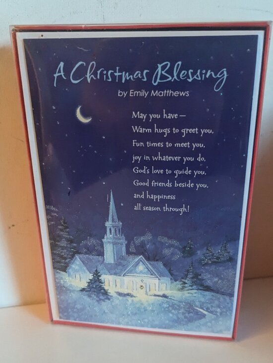 NWT 16 Winter Glitter Christmas Cards American Greetings Sealed Box Holiday NEW - Picture 1 of 5